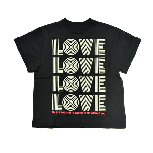 【ニードルワークス】30/-天竺LOVE Tシャツ |100cm~150cm|2125311