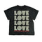 【ニードルワークス】30/-天竺LOVE Tシャツ |1size~2size|2125311W