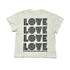 【ニードルワークス】30/-天竺LOVE Tシャツ |1size~2size|2125311W