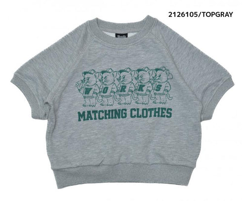 100~150【ニードルワークス】ミニ裏毛Tシャツ2126105
