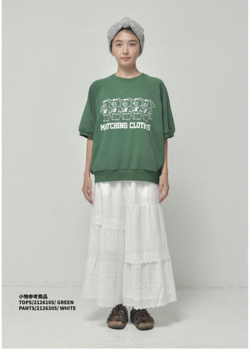 9~13号【ニードルワークス】ミニ裏毛Tシャツ2126105w