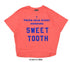 サクッと可愛い子供服♪100~150【ニードルワークス】SWEET TOOTH変形Tシャツ2126111