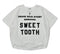 9~13号【ニードルワークス】SWEET TOOTH変形Tシャツ2126111w