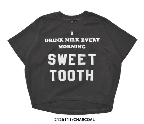 サクッと可愛い子供服♪100~150【ニードルワークス】SWEET TOOTH変形Tシャツ2126111
