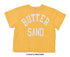 アメカジ好きにはたまらない♪遊び心のある「BUTTER SAND」グラフィックが目を引く子供服♪100~150【ニードルワークス】BUTTER SAND Tシャツ2126212