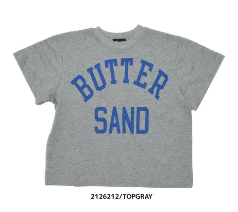 アメカジ好きにはたまらない♪遊び心のある「BUTTER SAND」グラフィックが目を引く子供服♪100~150【ニードルワークス】BUTTER SAND Tシャツ2126212
