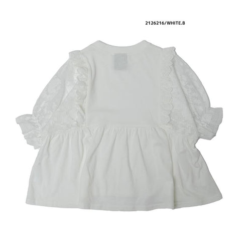 9~13号【ニードルワークス】T/C天竺レースTシャツ2126216w