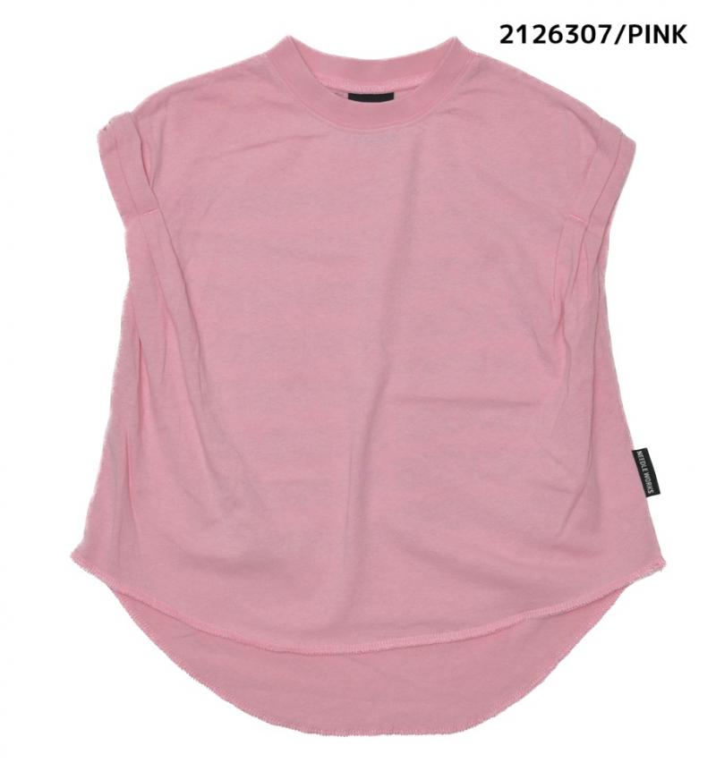 子供服/100~150【ニードルワークス】ロールUP袖Tシャツ2126307w