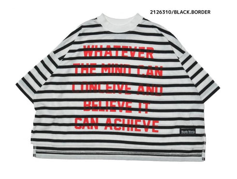 100~150【ニードルワークス】T/C天竺BIGロゴTシャツ2126310