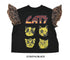 見逃せない可愛い子供服♪100~150【ニードルワークス】T/C天竺レオパードシフォンTシャツ2126314