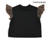 見逃せない可愛い子供服♪100~150【ニードルワークス】T/C天竺レオパードシフォンTシャツ2126314