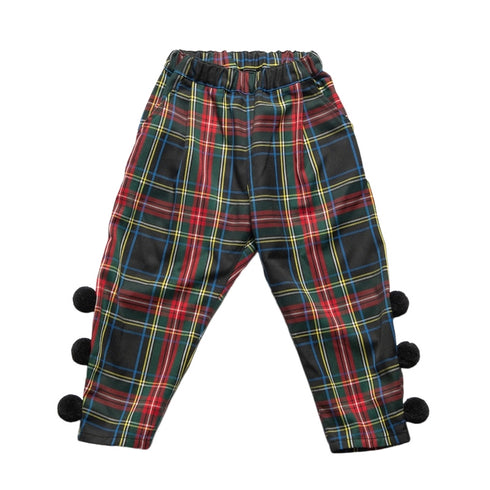 【90~120cm】サイドポンポンカーブレッグパンツ★2223661★【NEEDLE WORKS】