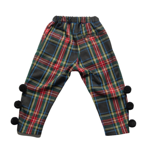 【90~120cm】サイドポンポンカーブレッグパンツ★2223661★【NEEDLE WORKS】