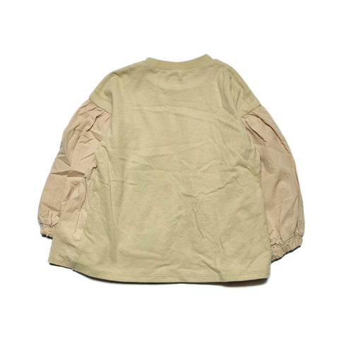 【9号/11号~13号】★NEEDLEWORKS★肉厚天竺ローンギャザーTシャツ(2224012w)