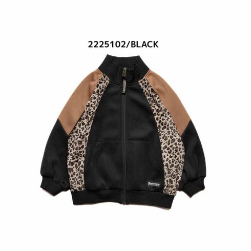 子供服【ニードルワークス】ジャージレオパードシャンパー100㎝~150㎝ 2225102