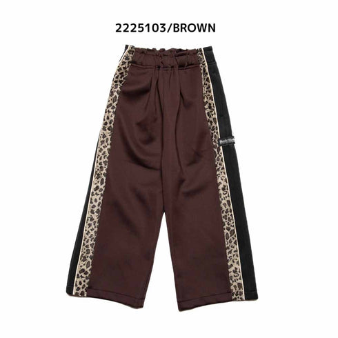 【ニードルワークス】ジャージレオパードパンツ 9号~13号 大人サイズ 2225103W