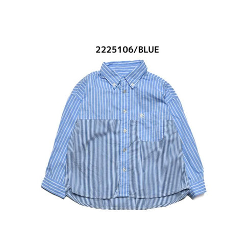 【ニードルワークス】ストライプシャツ 9号~13号 大人サイズ 2225106W