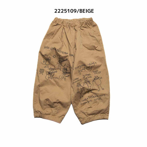 子供服【ニードルワークス】落書きパンツ 100㎝~150㎝