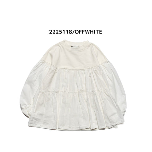 子供服【ニードルワークス】 ギャザーTシャツ 100㎝~150㎝ 2225118