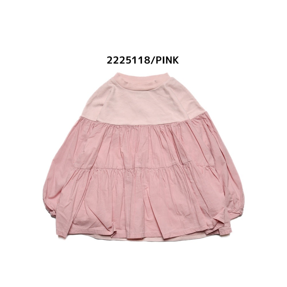 子供服【ニードルワークス】 ギャザーTシャツ 100㎝~150㎝ 2225118