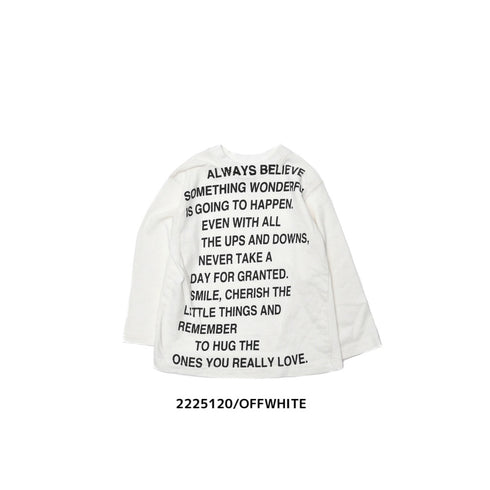 【ニードルワークス】プリントTシャツ 9号~13号 2225120W