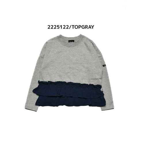 子供服【ニードルワークス】 アシンメトリーシャツ 100㎝~150㎝ 2225122