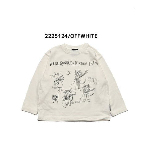 【ニードルワークス】落書きLIVETシャツ 9号~13号 大人サイズ 2225124W