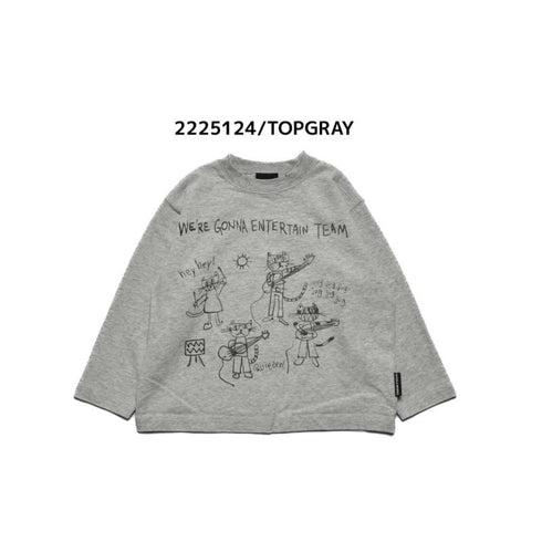 【ニードルワークス】落書きLIVETシャツ 9号~13号 大人サイズ 2225124W