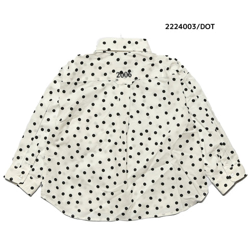 【100~120】★NEEDLEWORKS★タイプライターワイドボタンダウンシャツ(2224003)