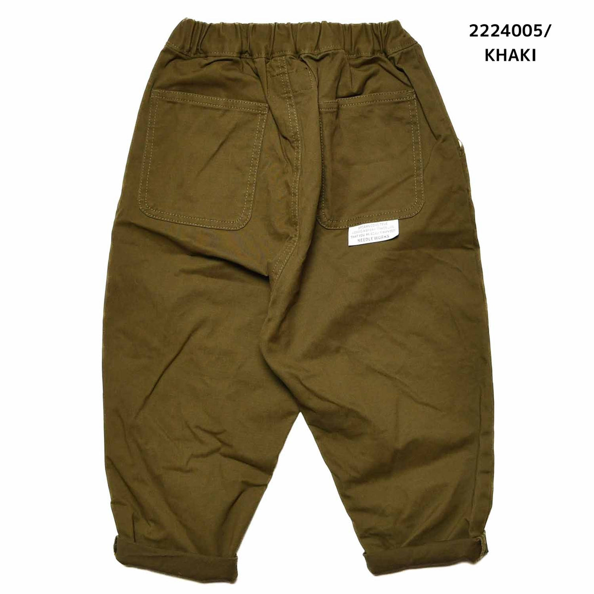 【130~150】★NEEDLEWORKS★ストレッチツイルタックパンツ(2224005j)