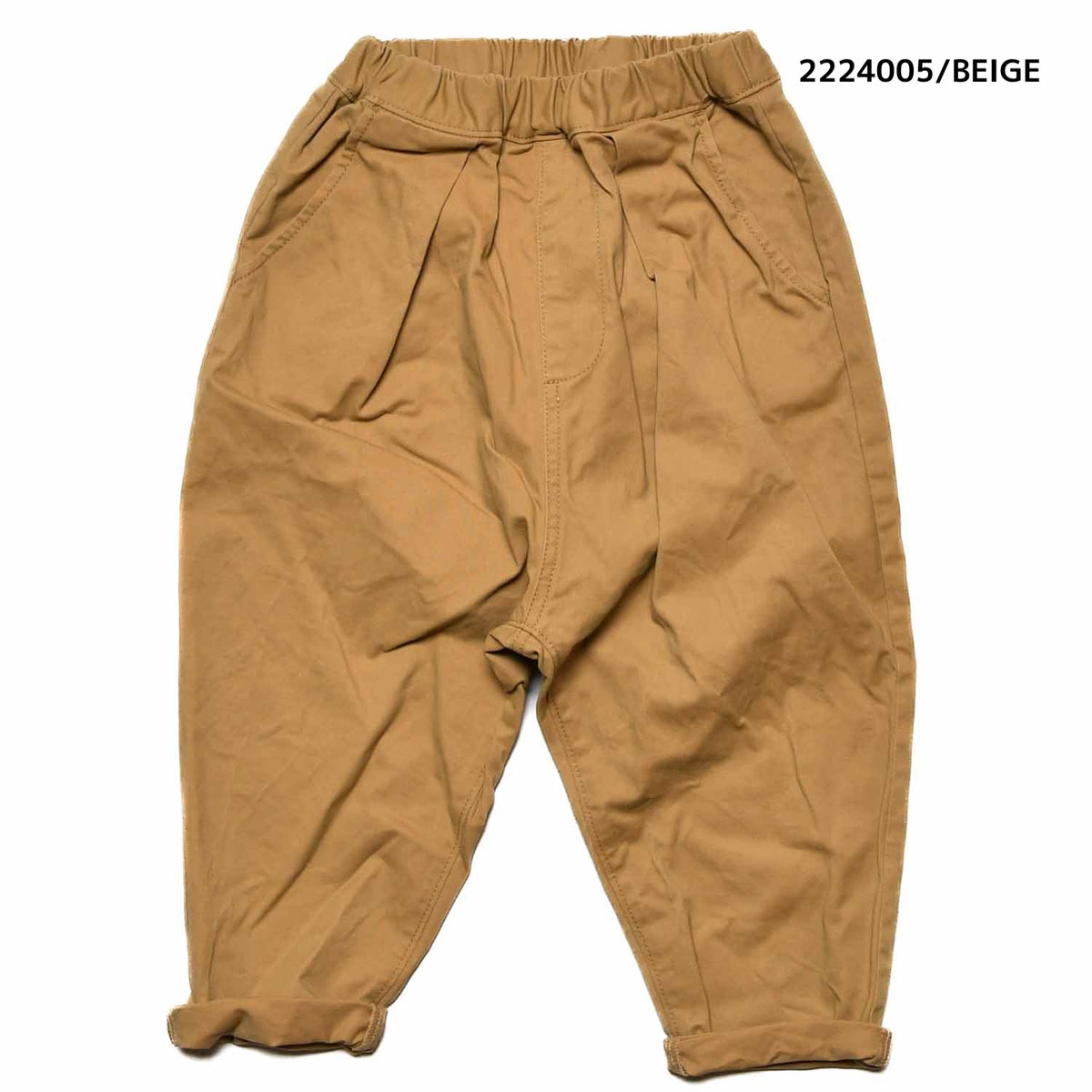 【100~120】★NEEDLEWORKS★ストレッチツイルタックパンツ(2224005)
