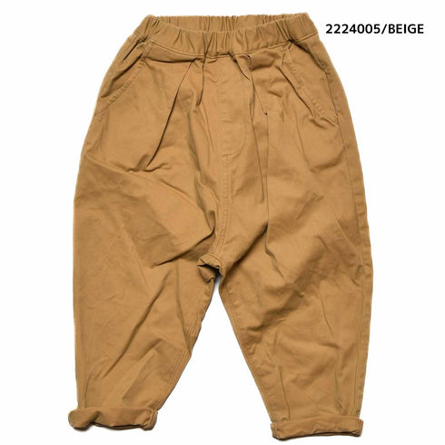 【130~150】★NEEDLEWORKS★ストレッチツイルタックパンツ(2224005j)