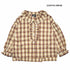 【7号~13号】★NEEDLEWORKS★チェックローンガーリーブラウス(2224101w)