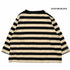 【130~150】★NEEDLEWORKS★肉厚天竺ボーダーワイドロンT(2224108j)