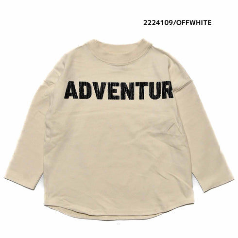 【130~150】★NEEDLEWORKS★肉厚天竺ADVENTURワイドロンT(2224109j)
