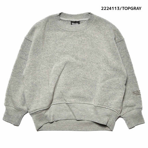 【130~150】★NEEDLEWORKS★裏起毛ウラ毛ワイドトレーナー(2224113j)