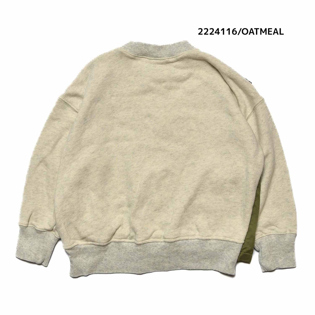 【9号/11号~13号】★NEEDLEWORKS★柔らか裏毛リメイク風トレーナー(2224116w)