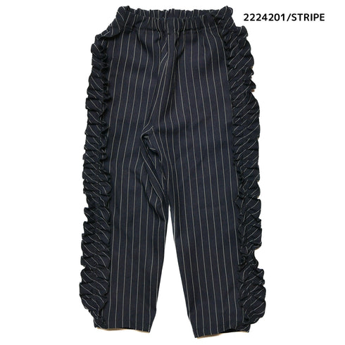 【130~150】★NEEDLEWORKS★ストレッチポリエステルチェックパンツ(2224201j)