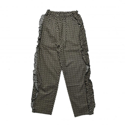 【ニードルワークス】ローンフリルロングパンツ |1size~2size|2525504W