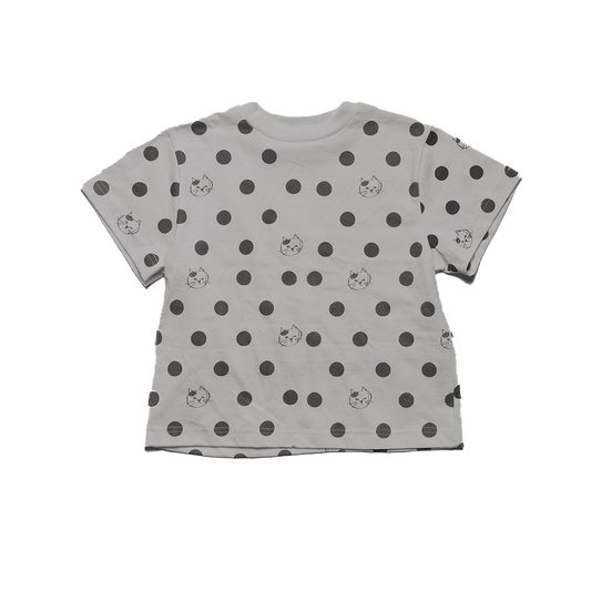 【ニードルワークス】猫柄ワイドTシャツ |1size~2size|2525901W