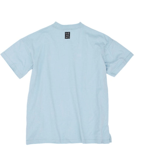 【NEWO】アニマルロゴロング丈Tシャツ★3123303