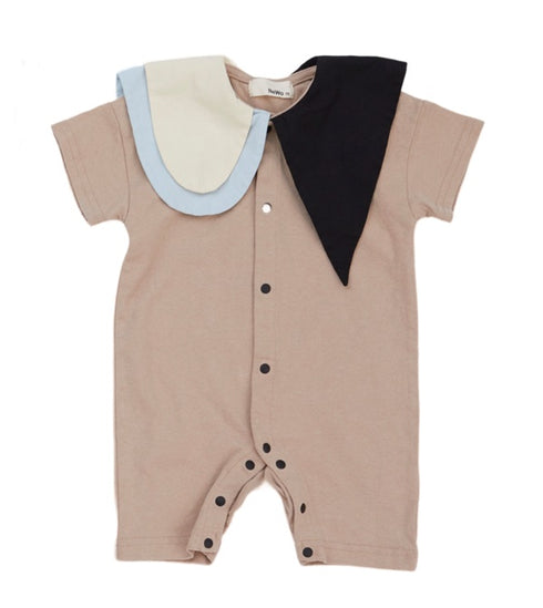 【NEWO・ネオ】アシンメトリ―カラーロンパス|70cm~80cm|3123314