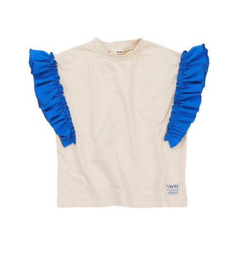 【NEWO】フリルTシャツ★3123407l(S/M)