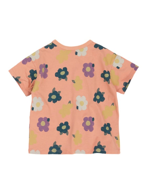 【NEWO】花柄Tシャツ★3123410(90cm~120cm)