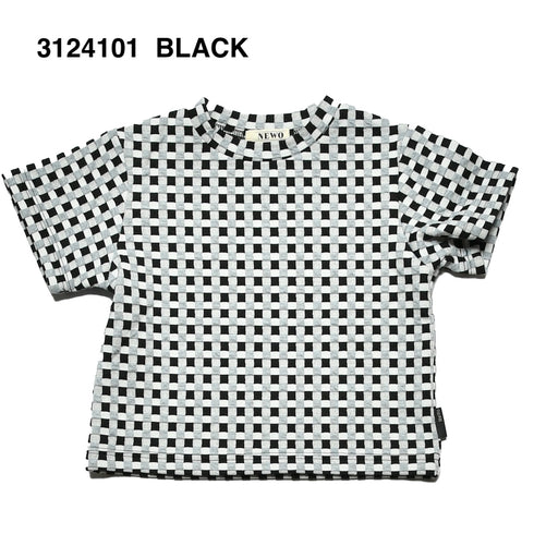 【90/100/110/120㎝】チェックミニTシャツ3124101【NEWO/ネオ】