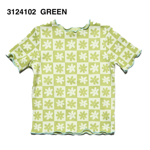 【S/M】メロウジャガードTシャツ3124102w【NEWO/ネオ】