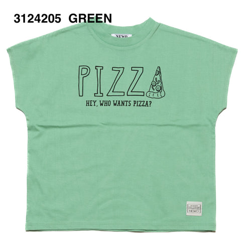 【90/100/110/120㎝】PIZZAロゴTシャツ3124205【NEWO/ネオ】