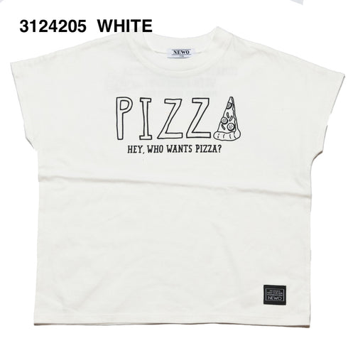 【90/100/110/120㎝】PIZZAロゴTシャツ3124205【NEWO/ネオ】