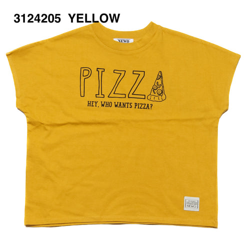 【90/100/110/120㎝】PIZZAロゴTシャツ3124205【NEWO/ネオ】
