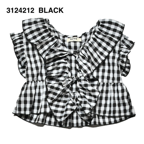 【S/M】フリルブラウス3124212w【NEWO/ネオ】